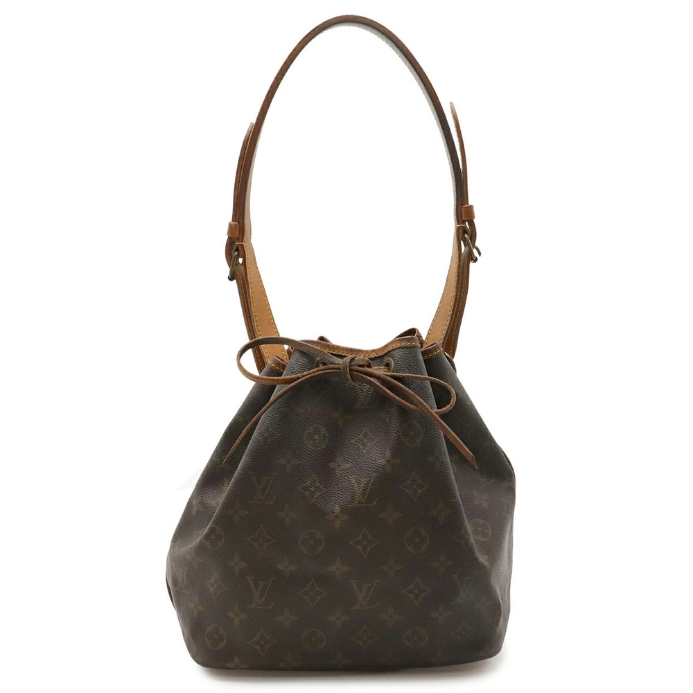 LOUIS VUITTON Monogram Shoulder Bag Hobo Drawstring